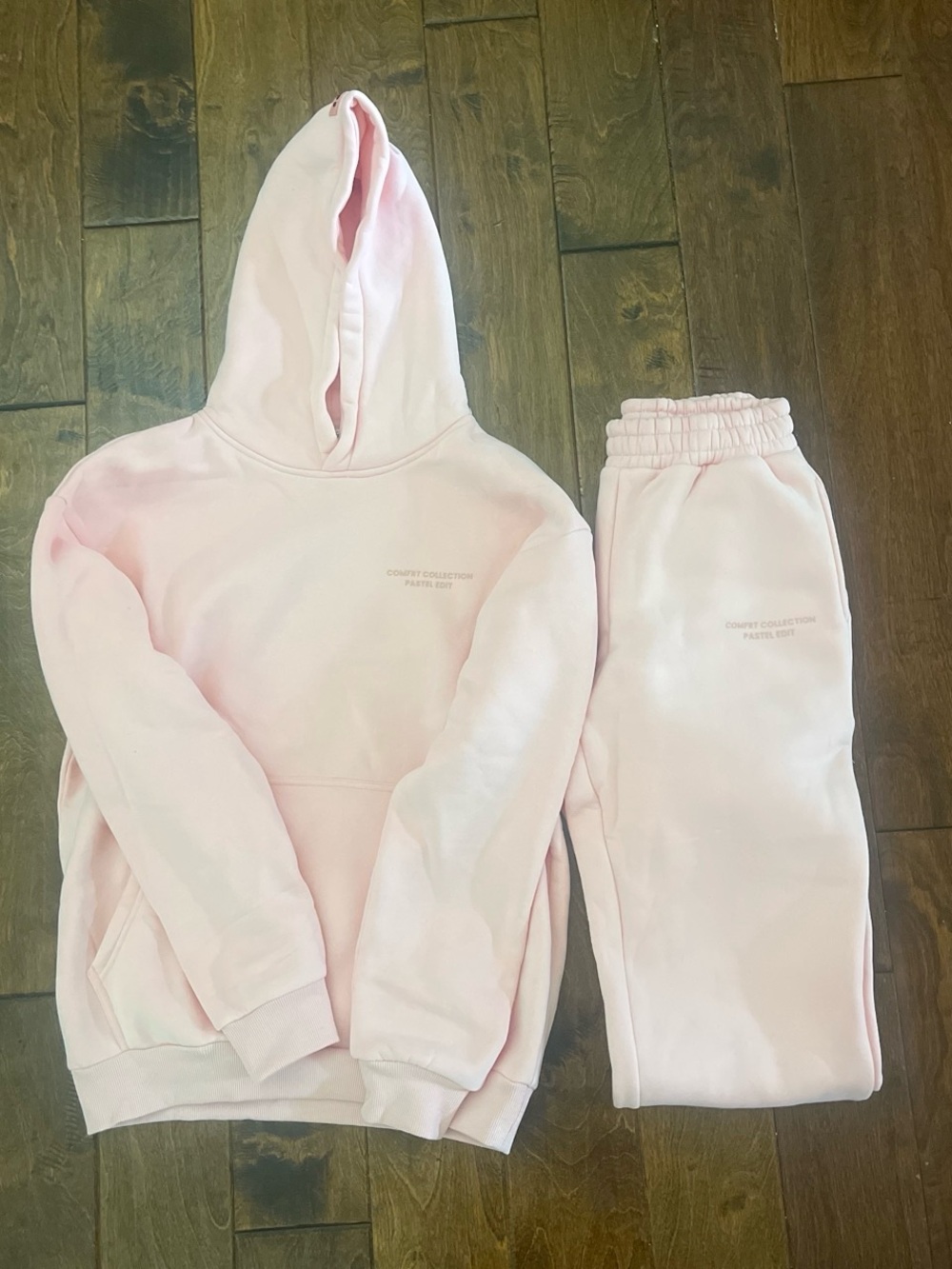 Kids Pink Hoodie & Jogger Set - Brand Unknown